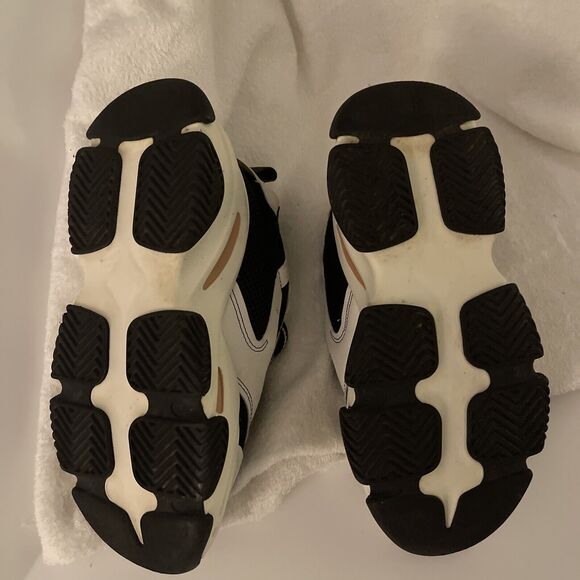 Steve Madden Possession Black white Tan women's Fashion sneaker Shoes Size 7.5M - Picture 5 of 7